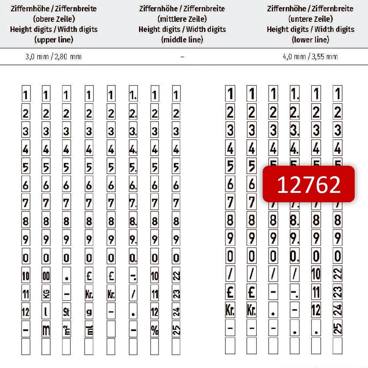 Hand labeling tool METO EXPERT M 1426, 26x16, 1 pcs. - Billede 4